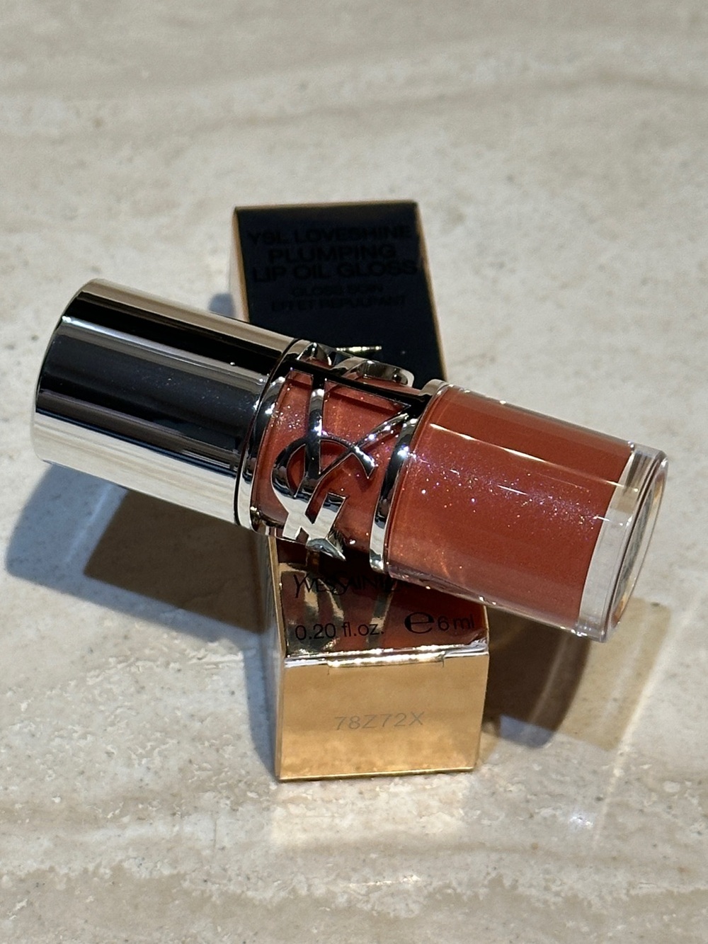 YSL Loveshine Plumping Lip Oil Gloss - 05 California Sunshine